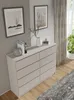 Commode MAJA S8 140 cm KASCHMIR Sideboard Highboard Voir les images du produit 8