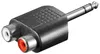 Goobay Cinch Adapter, stereo Buchse zu AUX Klinke 6,35 mm Produktbild-Vorschau 7