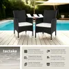 tectake® 2er Set Rattanstuhl Nantes widerstandsfähig 59 x Produktbild-Vorschau 3