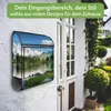 banjado Design Briefkasten Stahl schwarz mit Zeitungsfach Produktbild-Vorschau 3