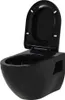 dkd-home-decor Wand-WC Keramik Schwarz 36 x 50 x 41,5 cm Produktbild-Vorschau 1