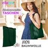 EllaTex Baumwolltasche 38x42 cm – Stoffbeutel aus 100% Produktbild-Vorschau 2