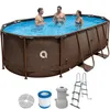 Avenli Frame Oval Pool Set 427x275x100cm, Aufstellpool, Produktbild-Vorschau 2