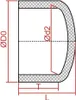 PVC-Formstück – Stopfen, 90 mm Produktbild-Vorschau 2