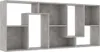 Libreria grigio cemento 67x24x161 cm Materiale a base di Anteprima dell’immagine prodotto 13