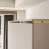 Kleiderschrank AURORA 4D KASCHMIR mit goldenen Chromgriffen Produktbild-Vorschau 3