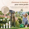 Floranica Bordure de Jardin en bois 10 x 200 cm Nature Voir les images du produit 3