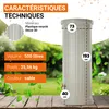 Cuve colonne cylindrique - sable - 500 litres Voir les images du produit 6