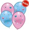 4 Ballons DIY hellblau rosa Produktbild-Vorschau 2
