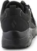 The back view of a black sneaker. Voir les images du produit