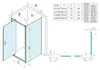 Gelco SIGMA SIMPLY Eckige Duschkabine Drehtür 900x900mm L/R Produktbild-Vorschau 11