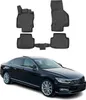 2014-2025 VW Passat B8 Fußmatten TPE Schwarz 4 tlg Produktbild-Vorschau 1