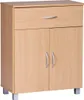 Sideboard Buche WL1.335 60x75x30cm Kommode mit Schublade Produktbild-Vorschau 1