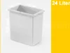 Hailo Inneneimer 1076129 mit Deckel hellgrau 350x226x350 mm Produktbild-Vorschau 4