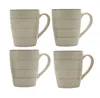 Keramik Frühstücks-Service - Beige 12-teilig für 4 Produktbild-Vorschau 3