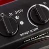 A close-up view of the control panel of a heater, showing temperature and power settings. Náhled obrázku produktu