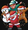Dabbing Schneemann Elf Santa - Weihnachten Produktbild-Vorschau 3