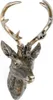 LEX Hirschgeweih 20x12x30 cm Farbe: Bronze MC8030BR Produktbild-Vorschau 1