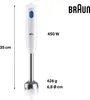 BRAUN Stabmixer Set MQ10.201.M 450Watt weiß/blau Produktbild-Vorschau 19