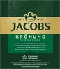 A marketing image for Jacobs Krönung coffee, featuring the brand logo, product name, and descriptive text. Produktbild-Vorschau