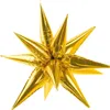 Folienballon 3D Stern 95cm Gold Produktbild-Vorschau 1
