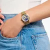 Damenuhr Zifferblatt blau, Schmetterlingsmotiv und Produktbild-Vorschau 6
