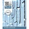 ECD Germany LED Lichtervorhang 6m 180 LEDs Kaltweiß Produktbild-Vorschau 2