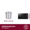 HOOZ Gastronomie Kochtopf Suppentopf 35 L Edelstahl Produktbild-Vorschau 2