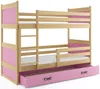 Kinderhochbett mit Stauraum und Matratzen 80x160 FERGUS – Produktbild-Vorschau 2