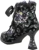 Laura Vita Damen Stiefelette Satinband Strass und Produktbild-Vorschau 9