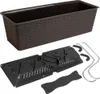 Rato Quadratischer Blumentopfkasten schwarz Produktbild-Vorschau 4