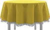 Gartentischdecke mit Fransen Tischdecke rund oval eckig Produktbild-Vorschau 2