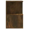 vidaXL Stolik nocny dąb wędzony 35x35x55 cm materiał Podgląd zdjęcia produktu 5