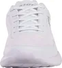 A front view of a white Lotto sneaker. Produktbild-Vorschau