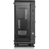 A black computer case with tempered glass panels. Anteprima dell’immagine prodotto