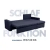 KomfortWelt24 Ecksofa mit Schlaffunktion und praktischem Produktbild-Vorschau 3