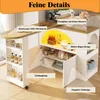 Uitschuifbare bartafel, 135-205x39x100 cm, gemaakt van MDF Productafbeelding-voorbeeld 5