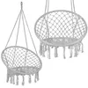 Springos® Altalena sospesa con frange Sedia sospesa design Anteprima dell’immagine prodotto 6