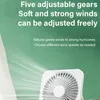 Ventilatore portatile Zimilo, ventilatore da mano 3 in 1, Anteprima dell’immagine prodotto 7