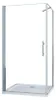 AICA Eckeinstieg 90x195cm Pendeltür mit Seitenwand 90cm 6mm Produktbild-Vorschau 1