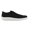 A black Ecco Komfort sneaker with a white sole is shown from the side against a white background. Náhled obrázku produktu