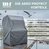 Strandkorb Schutzhaube Aero Protect dunkelgrau - Größe XXL Produktbild-Vorschau 12