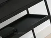 NIRAI Konsolentisch mit Ablage und Schublade – schwarz Produktbild-Vorschau 4