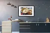 MuchoWow® MuchoWow® Gerahmtes Poster Käsefondue mit Brot Produktbild-Vorschau 5