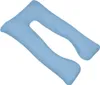 vidaXL Tehotenský vankúš 90x145 cm Light Blue Náhľad obrázku produktu 1