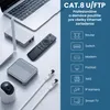 Extralink Cat.8 U/FTP 0,5 m 40 Gb/s Plochý LAN patch kábel Náhľad obrázku produktu 4