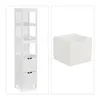 Relaxdays Badezimmerschrank, Landhausstil, HBT: 144 x 30 x Produktbild-Vorschau 11