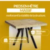 AlpiMeble Table a Manger Extensible - Table Carrée Voir les images du produit 6