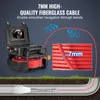 A sewer inspection camera system with a screen, cable reel, and camera probe shown in use within a pipe. Podgląd zdjęcia produktu