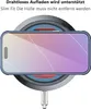 A smartphone case is shown on a wireless charger. Produktbild-Vorschau